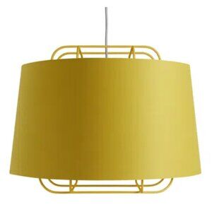 Blu Dot Perimeter Large Pendant Light Ochre Yellow
